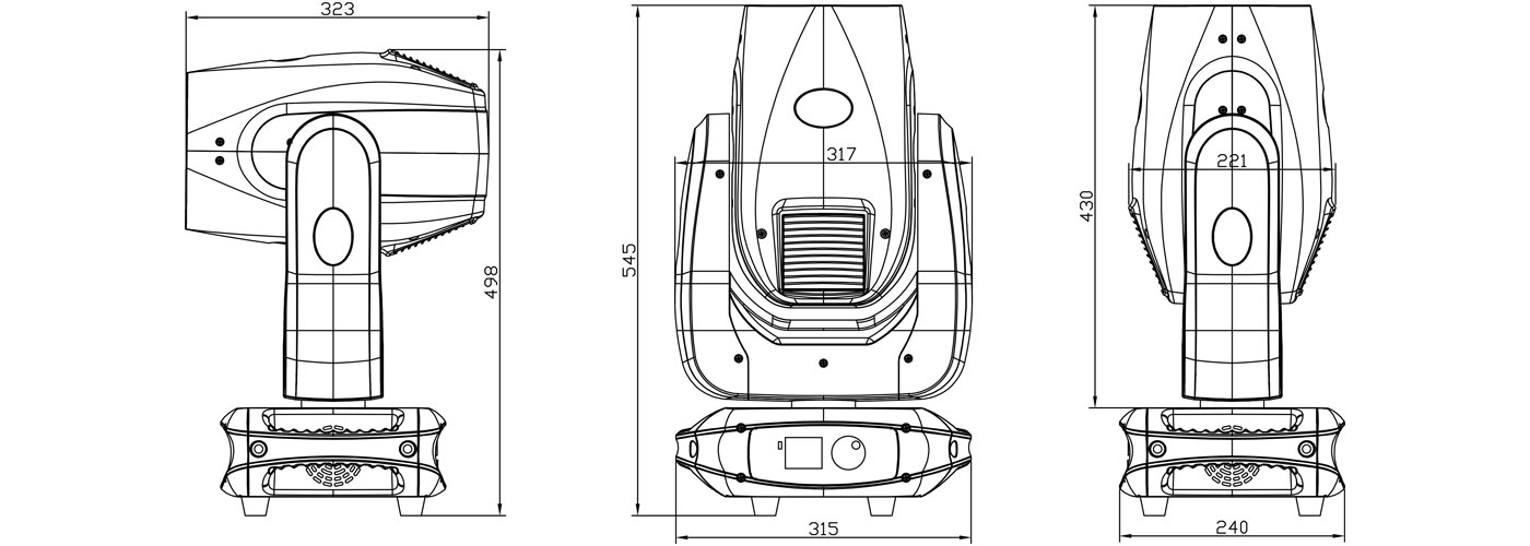 295W Beam Moving Head