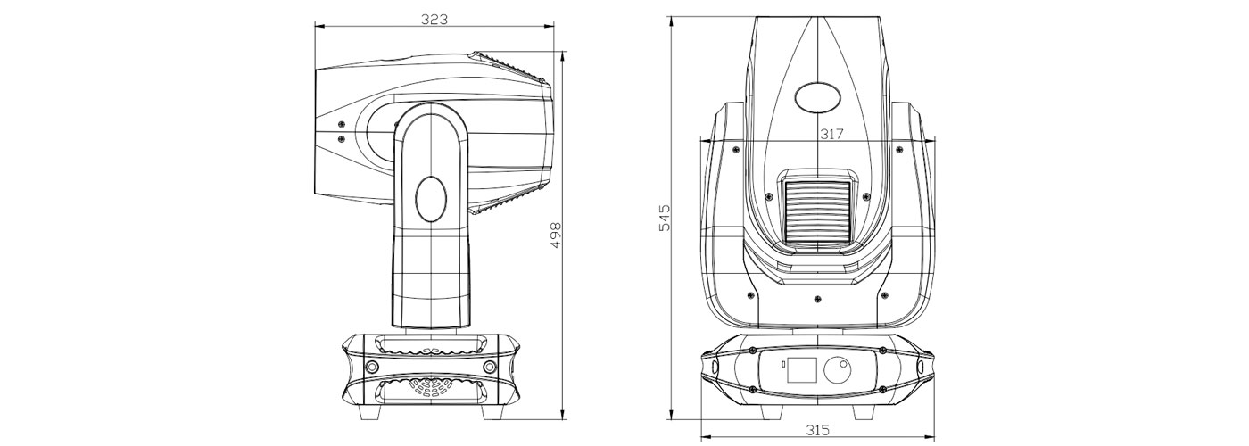 LED 150W Beam Moving Head